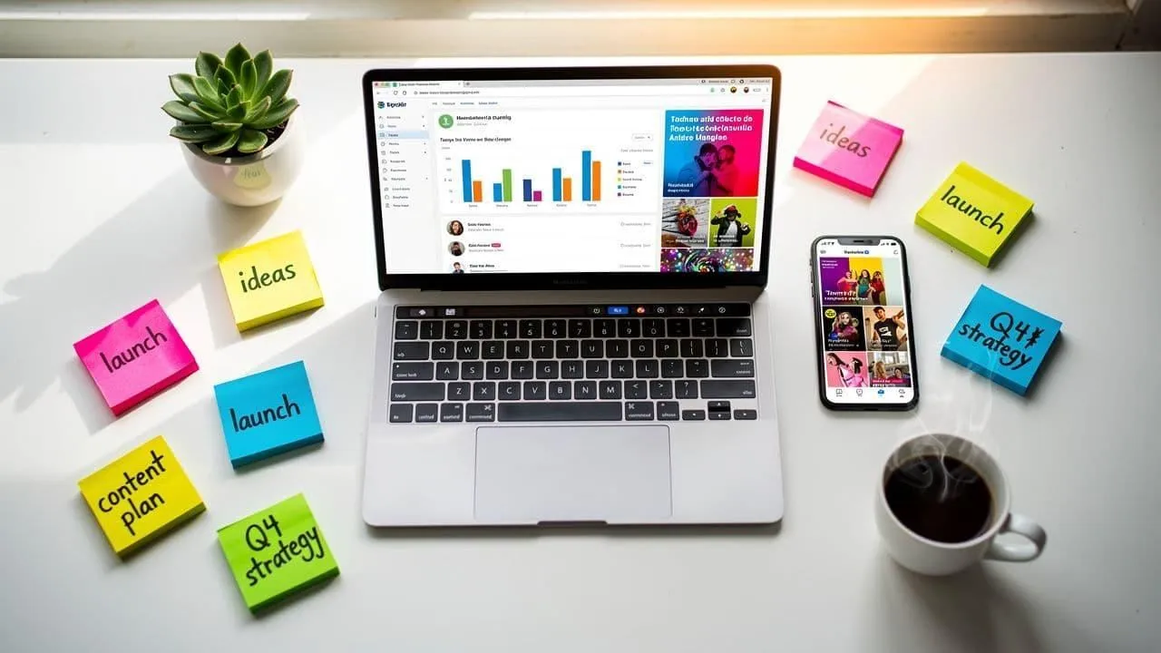 Marketing and brand growth planning visual